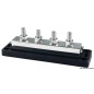 
Borne électrique Heavy-Duty Bus Bar Techno couvercle transparent 4x10 

