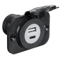 
Prise USB standard + micro 
