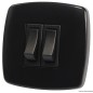 
Interrupteur Contemporary N. 2 noir 
