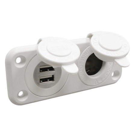 Prise allume-cigares et/ou USB| EAN 8033137054334 Ref 14.516.12