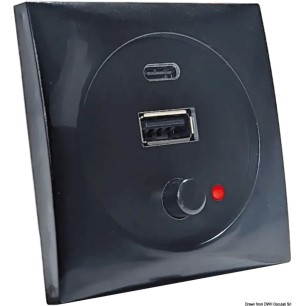 Prise USB A+C| EAN 8033137091384 Ref 14.494.11
