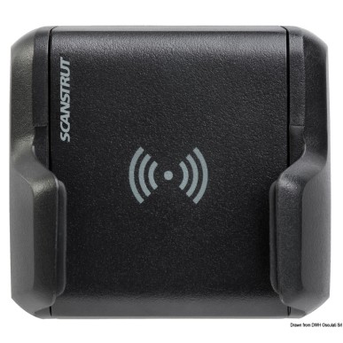Support de téléphone + chargeur sans fil étanche ROKK Wireless Nano - 10 W| EAN 8033137205668 Ref 14.514.12