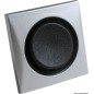 
Interrupteur simple 10 A satiné nickel/noir 
