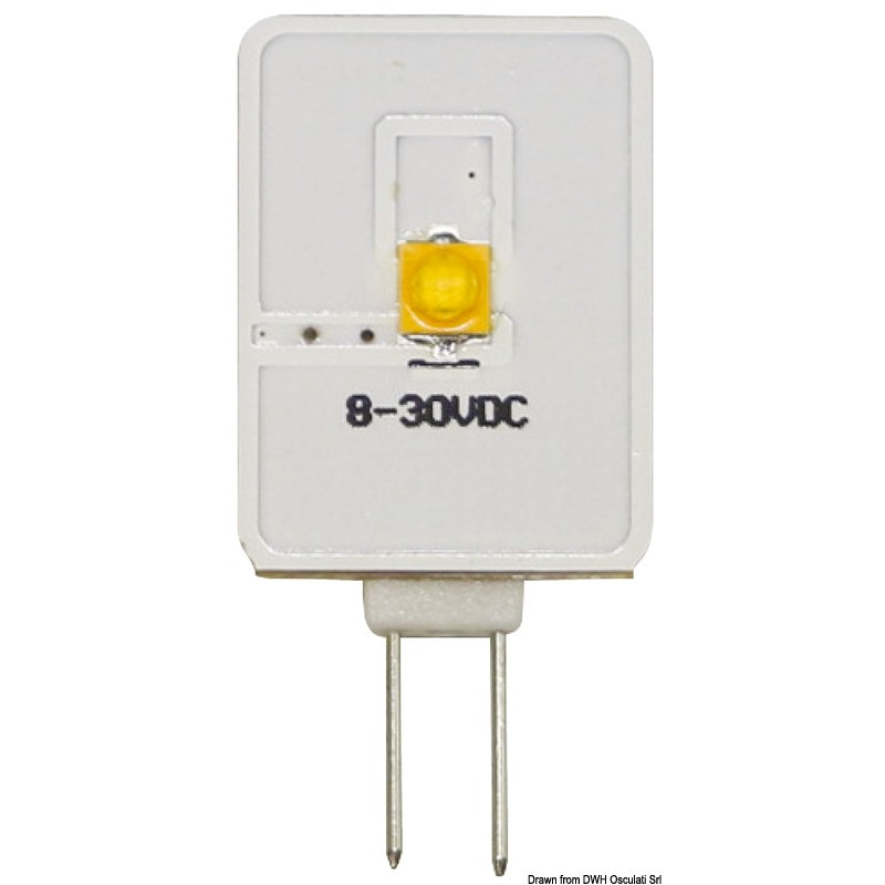 
Ampoule LED - culot G4 latéral 12/24 V 1,5 W 
