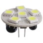 
Ampoule 6 LED G4 fixation arrière Ø 24 mm 
