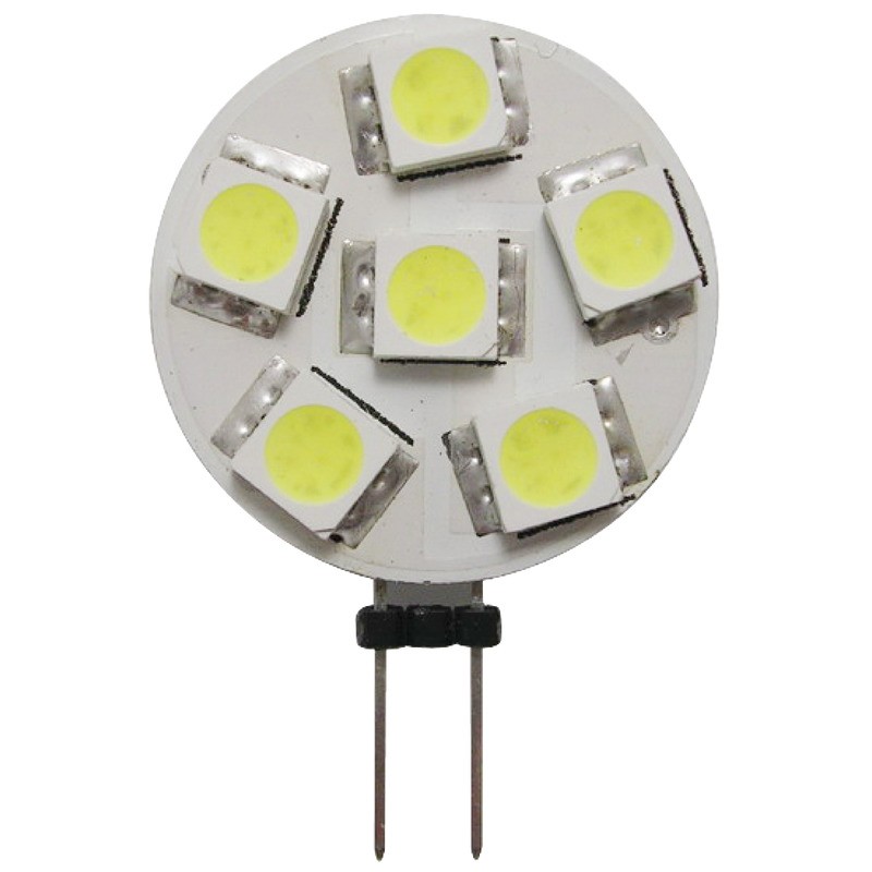 
Ampoule 6 LED G4 fixation latèrale Ø 24 mm 
