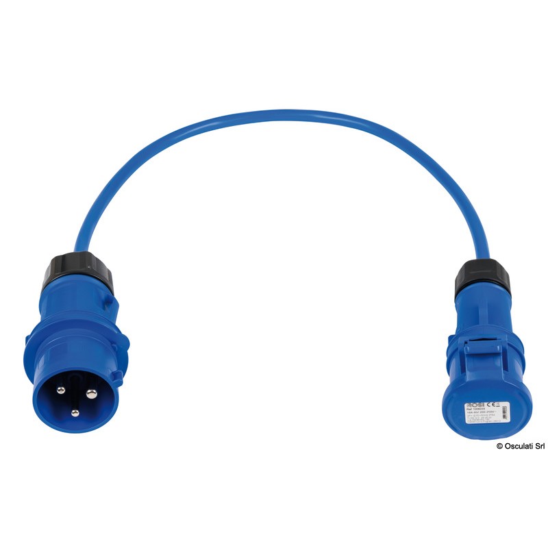 
Adaptateur pré-câblé pour prise 32 A et fiche 16 A 
