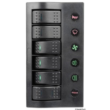 Tableau électrique série PCP Compact + circuit breaker + LED| EAN 8033137038709 Ref 14.860.06