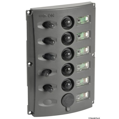 Tableaux électriques + fusibles automatiques+ double LED| EAN 8033137092367 Ref 14.850.05