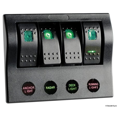
Tableau électrique PCP Compact 4 interrupteurs 
