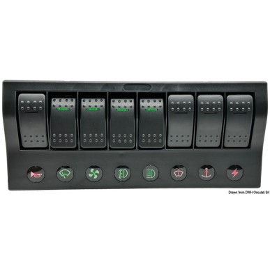 Tableau électrique série PCP Compact + circuit breaker + LED| EAN 8033137220005 Ref 14.860.08
