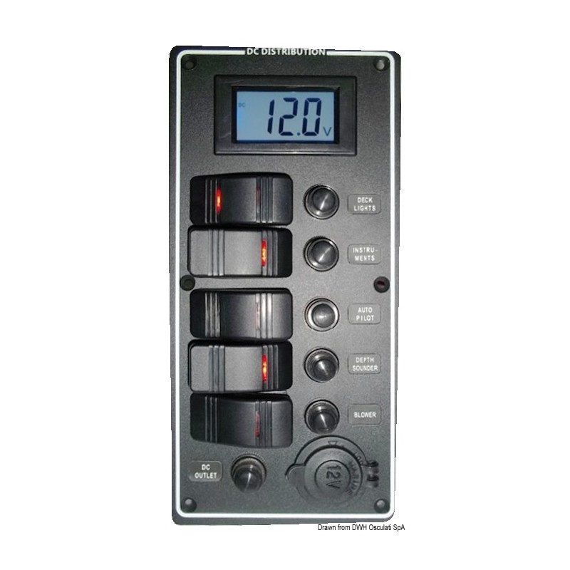 Panneau électrique PCAL voltmètre numérique 9/32 V
Panneau électrique PCAL voltmètre numérique 9/32 V