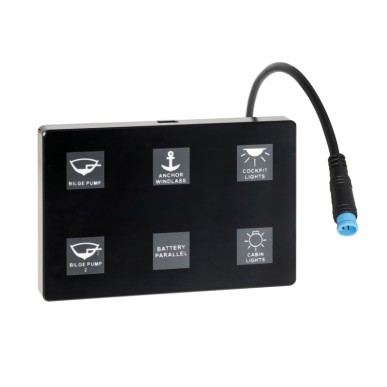 Panneau électrique tactile programmable + contrôleur CAN-BUS Ref 14.691.06