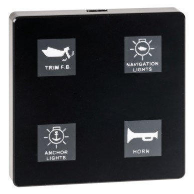 Panneau électrique tactile programmable + contrôleur CAN-BUS Ref 14.691.04