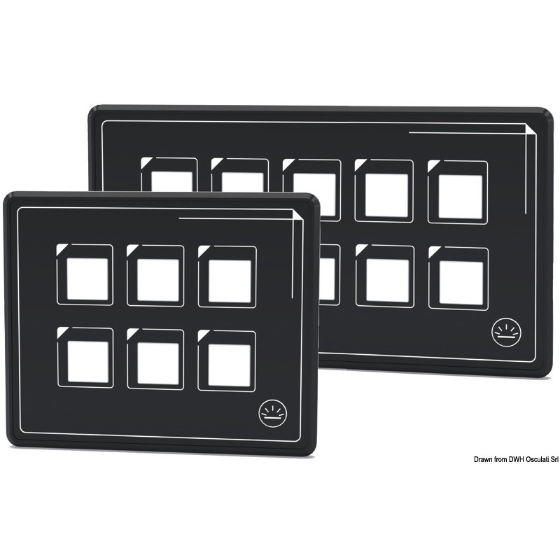 
Panneau électronique touch-control 10interrupteurs 
