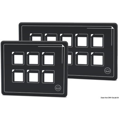 Panneau électronique touch-control ultra fin composé de panneau + câble USB + Control Box| EAN 8033137194405 Ref 14.690.10