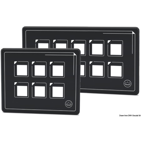 Panneau électronique touch-control ultra fin composé de panneau + câble USB + Control Box| EAN 8033137194245 Ref 14.690.07