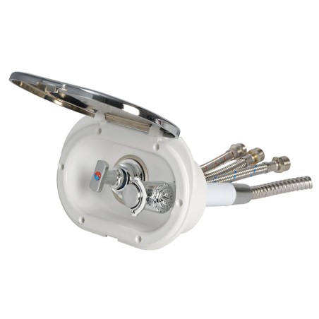 
Coffret douche tuyau inox 2,50 m 
