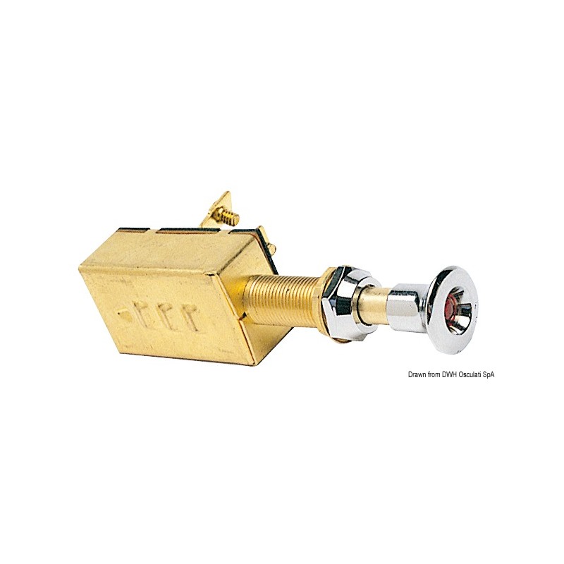 
Interrupteur ON-OFF témoin lumineux  LED rouge 

