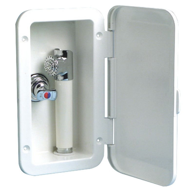 Coffret douche et mélangeur tuyau PVC 4 m Montage la verticale
Coffret douche et mélangeur tuyau PVC 4 m Montage la verticale