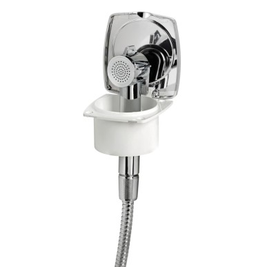 Boîtier douchette pont New Edge + douchette Niagara.| EAN 8033137093074 Ref 15.160.51