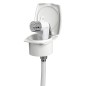 
Douche Boris finition blanche tuyau PVC 2,5 m 

