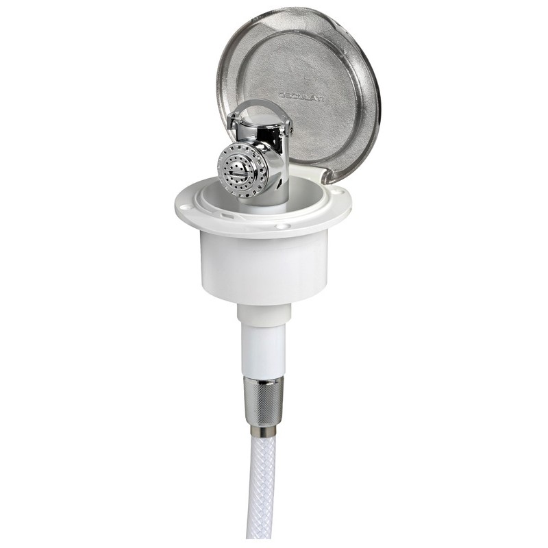 
Douche inox Classic Evo tuyau PVC 2,5 m 
