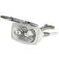 
Coffret douche New Edge chromé tuyau PVC 4 m Sortie douche transversale
