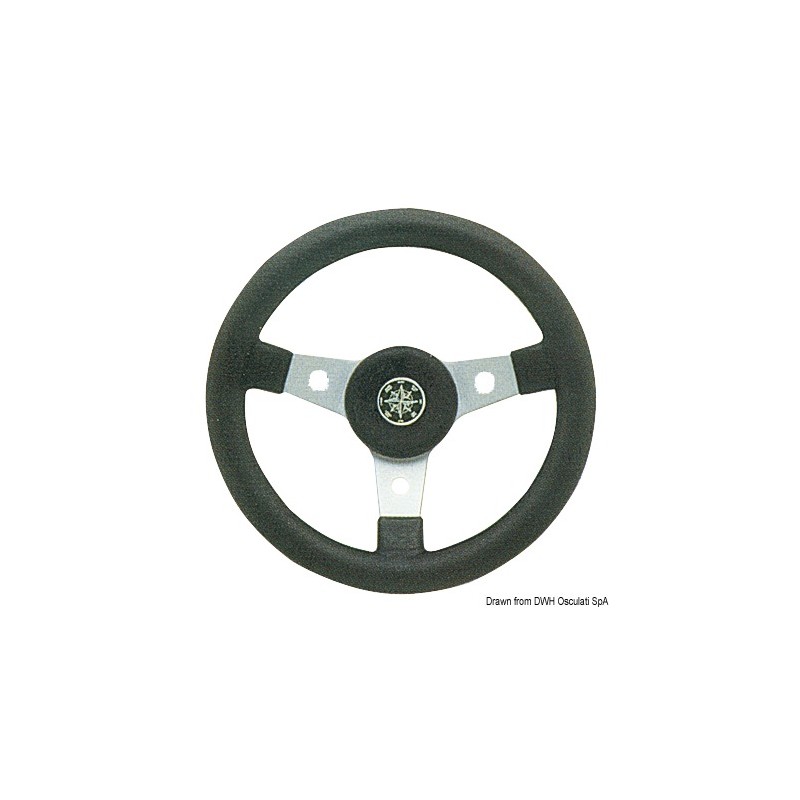 
Volant Delfino noir 310 mm 
