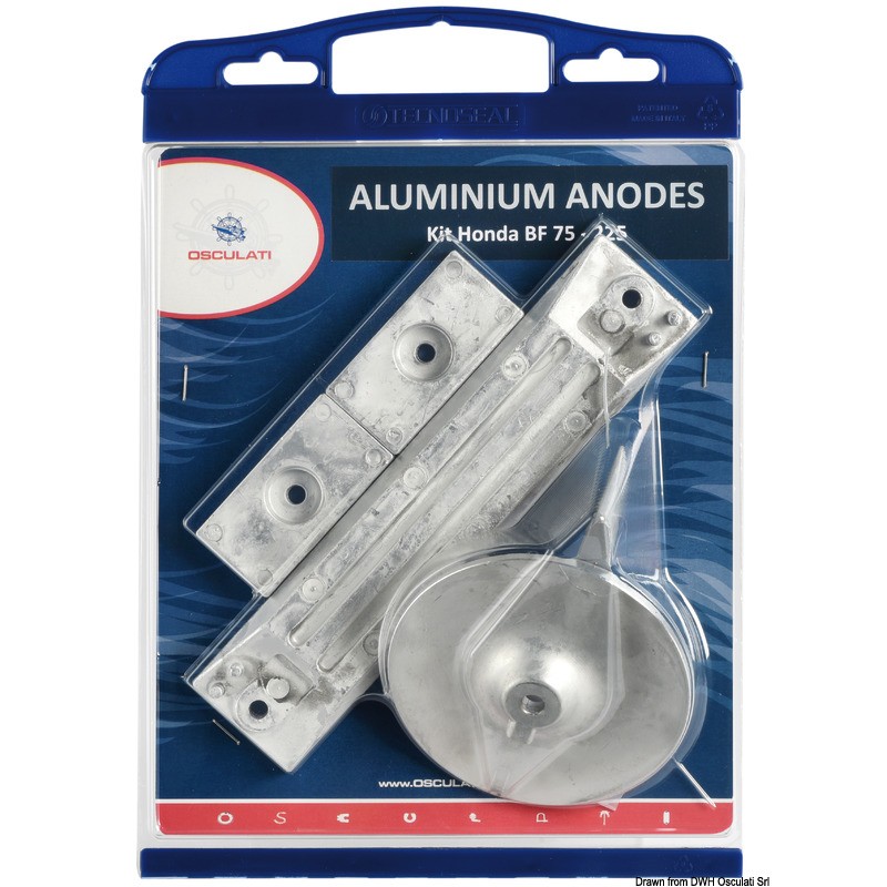 
Kit anode zinc pour Honda hors-bords 75/225 HP 
