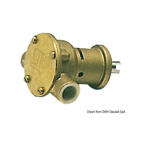 Pompe type NAUCO ST114, bridée, application directe sur le moteur| EAN 8033137094217 Ref 16.038.00