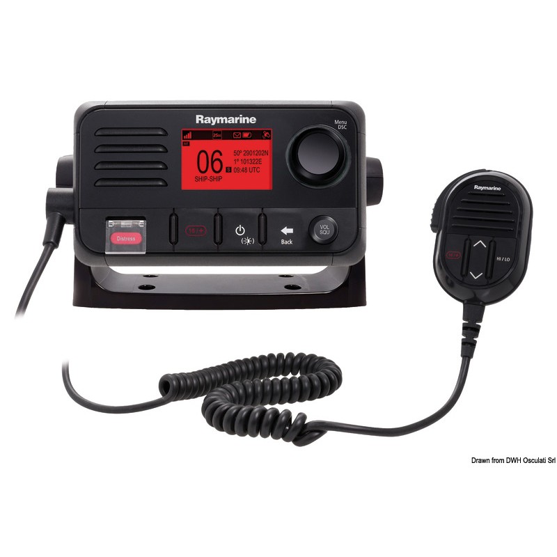 VHF Ray53 with integrated GPS
VHF Ray53 with integrated GPS