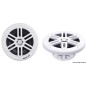 
Enceintes double cône 6,5" - 2x120 W blanc 
