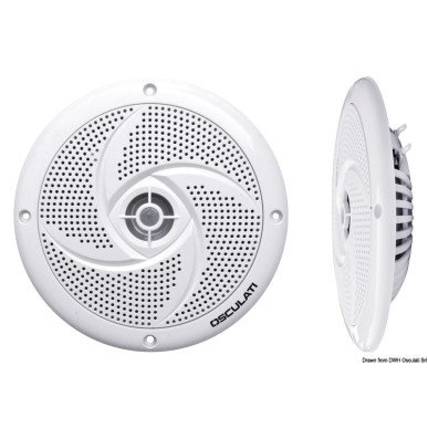 Paire d'enceintes stéréo ultra-plates double cône| EAN 8033137194078 Ref 29.742.05