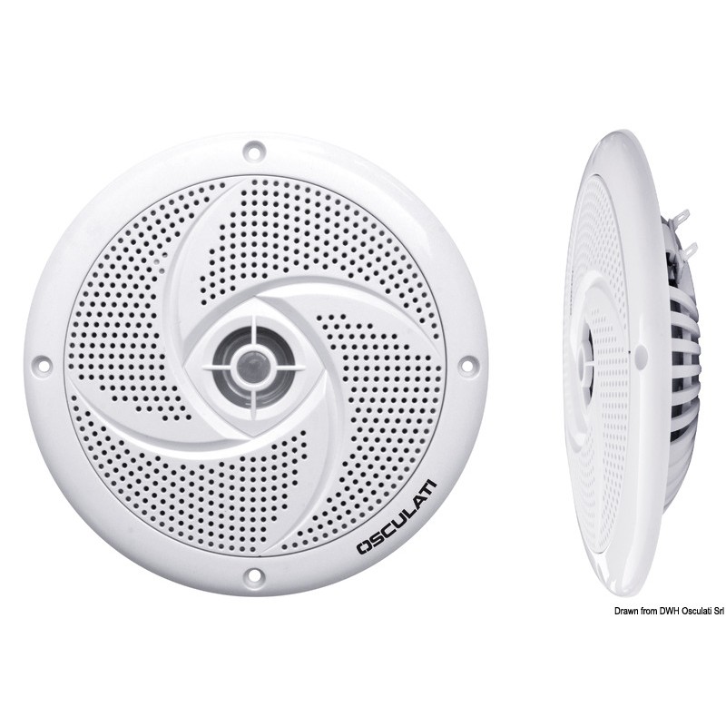 Enceintes double cône ultra slim 4" - blanc
Enceintes double cône ultra slim 4" - blanc