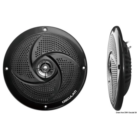 Paire d'enceintes stéréo ultra-plates double cône| EAN 8033137194047 Ref 29.742.02