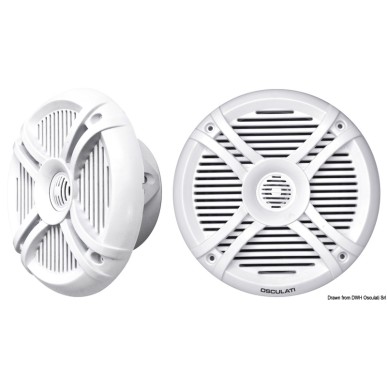Paire d'enceintes deux voies + LEDs multicolores programmables| EAN 8033137118852 Ref 29.747.03