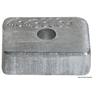 Anode Mercury 4/5/6 HP| EAN 8033137138805 Ref 43.433.04
