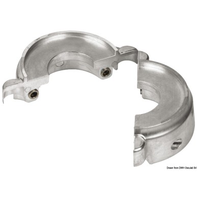 Anode deux pièces sail drive, collier ø 107 mm.| EAN 8033137139222 Ref 43.532.11