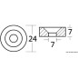 
Anode aluminium Tohatsu 7/140 HP 
