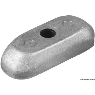 Plaque 2-5 HP sans encoche + trou Ø 7 mm| EAN 8033137140761 Ref 43.903.30