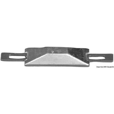 Anodes rectangulaires + encoche| EAN 8033137140846 Ref 43.907.01