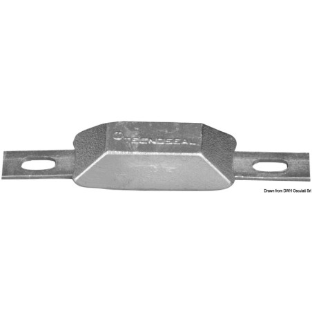 Anodes rectangulaires + encoche| EAN 8033137140853 Ref 43.907.02