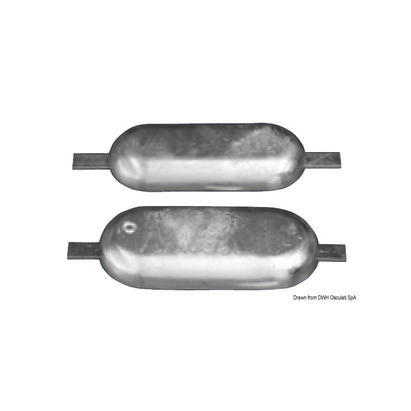 
Anode magnésium  souder 300 x 80 mm 1,5 kg 

