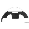 
Base x profilé PVC blanc 60 mm 
