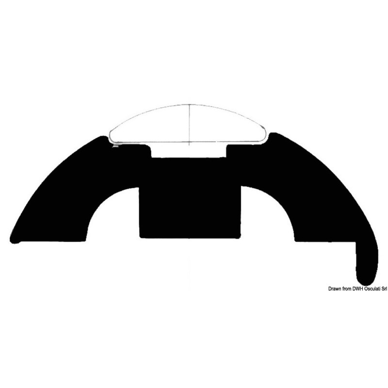 Base x profilé PVC blanc 40 mm
Base x profilé PVC blanc 40 mm