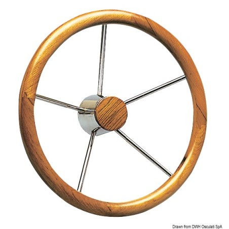 Barres roue, + couronne teck fort diamètre Ref 45.165.03