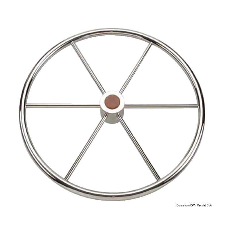
Barre  roue inox poli miroir 6 branches 700 mm 
