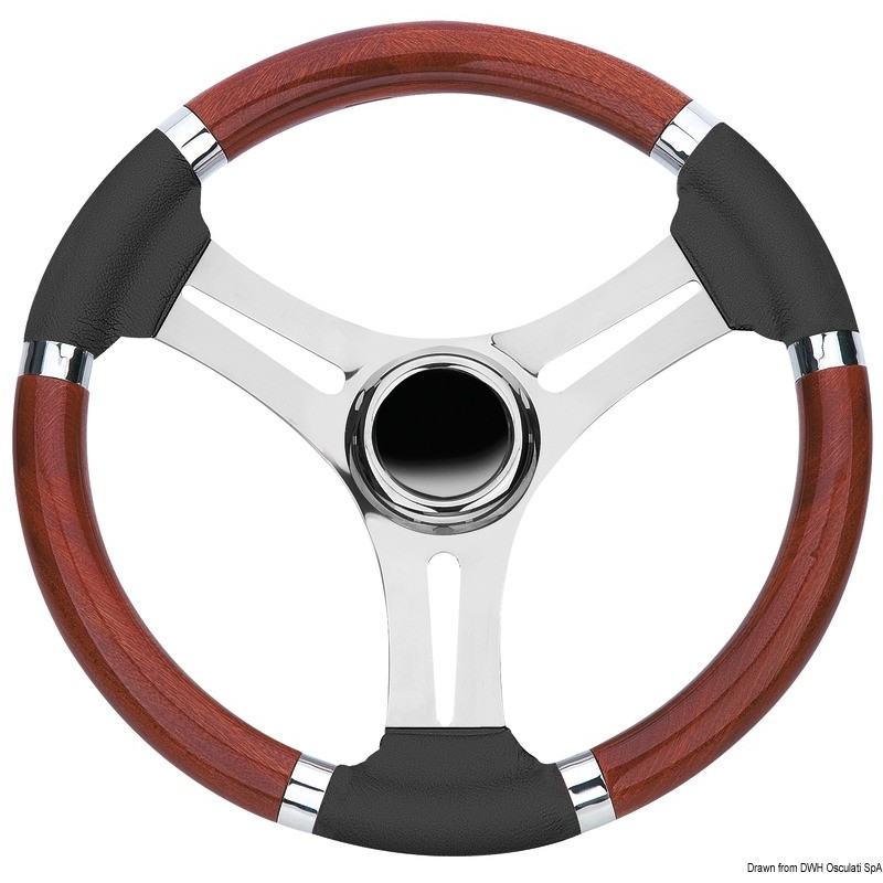 
Volant couronne acajou 350 mm 
