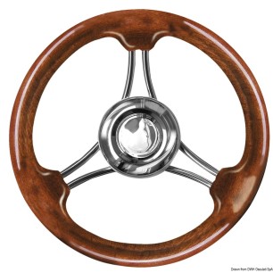 Volants structure inox poli miroir Ref 45.152.05